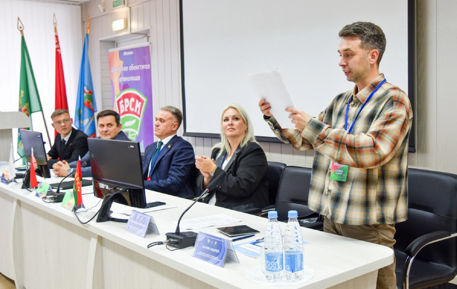 Руководитель отдела маркетинга ExpressPay и HB.BY Андрей Лапин в составе экспертного совета. Фото: vstu.by