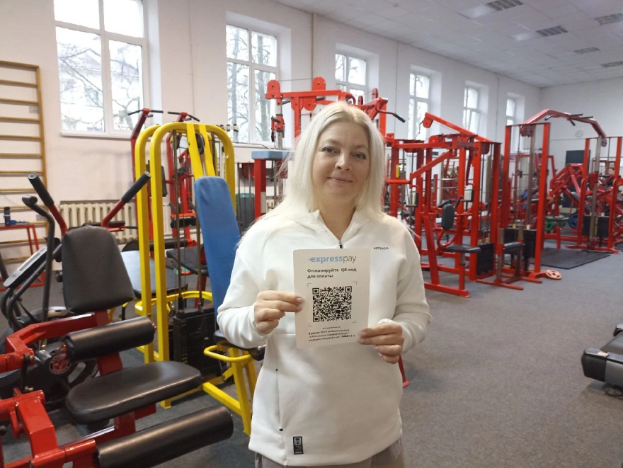 Виктория Барановская за оплаты по QR-коду